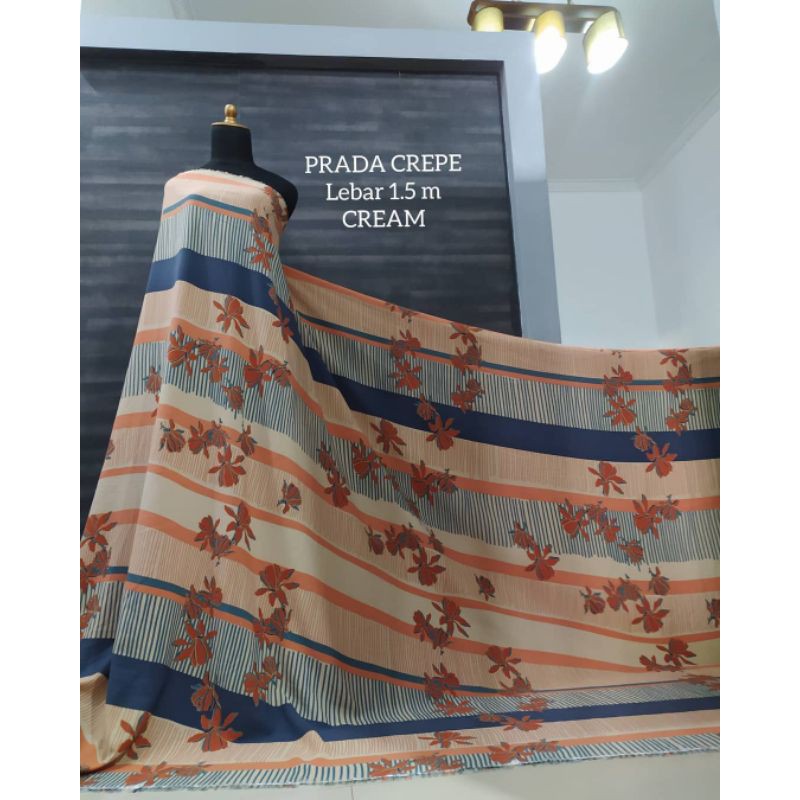 Bahan prada crepe
