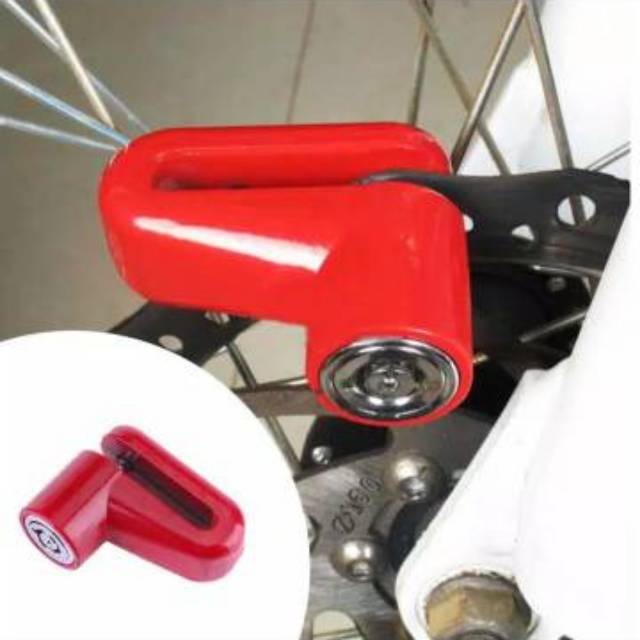 Kunci Gembok Pengaman Rem Cakram Disc Motor Brake Disc Lock Sepeda Skuter Anti Maling Piringan Rem