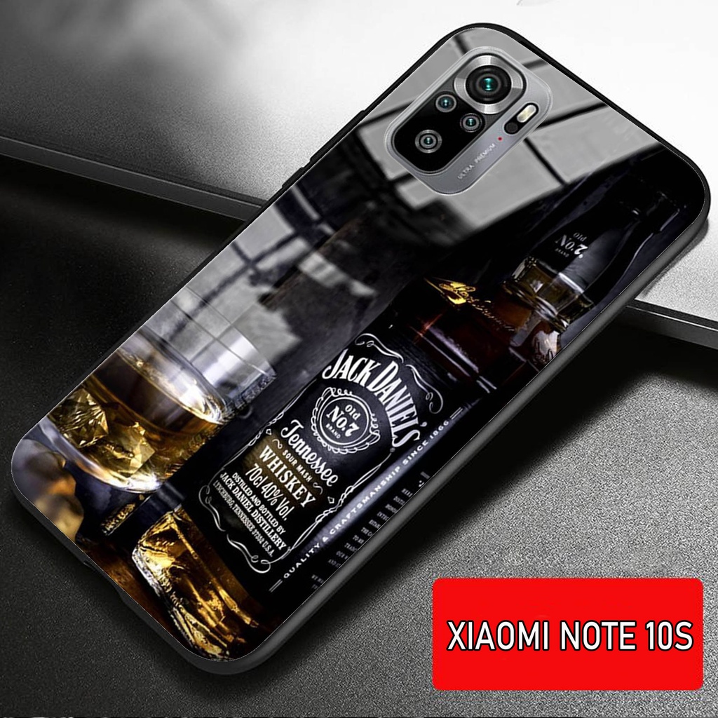 Softcase Glass Kaca XIAOMI REDMI NOTE 10 S - Casing HP XIAOMI REDMI NOTE 10 S [ S09].