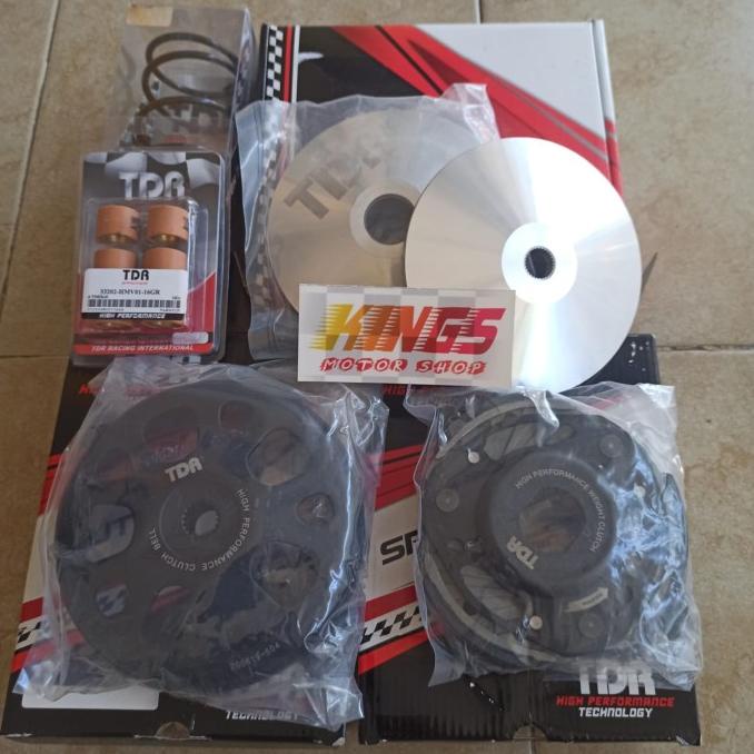 Paket Upgrade CVT Akselerasi Original TDR Racing Honda PCX160 PCX 160 kings-m0 Ayo Beli