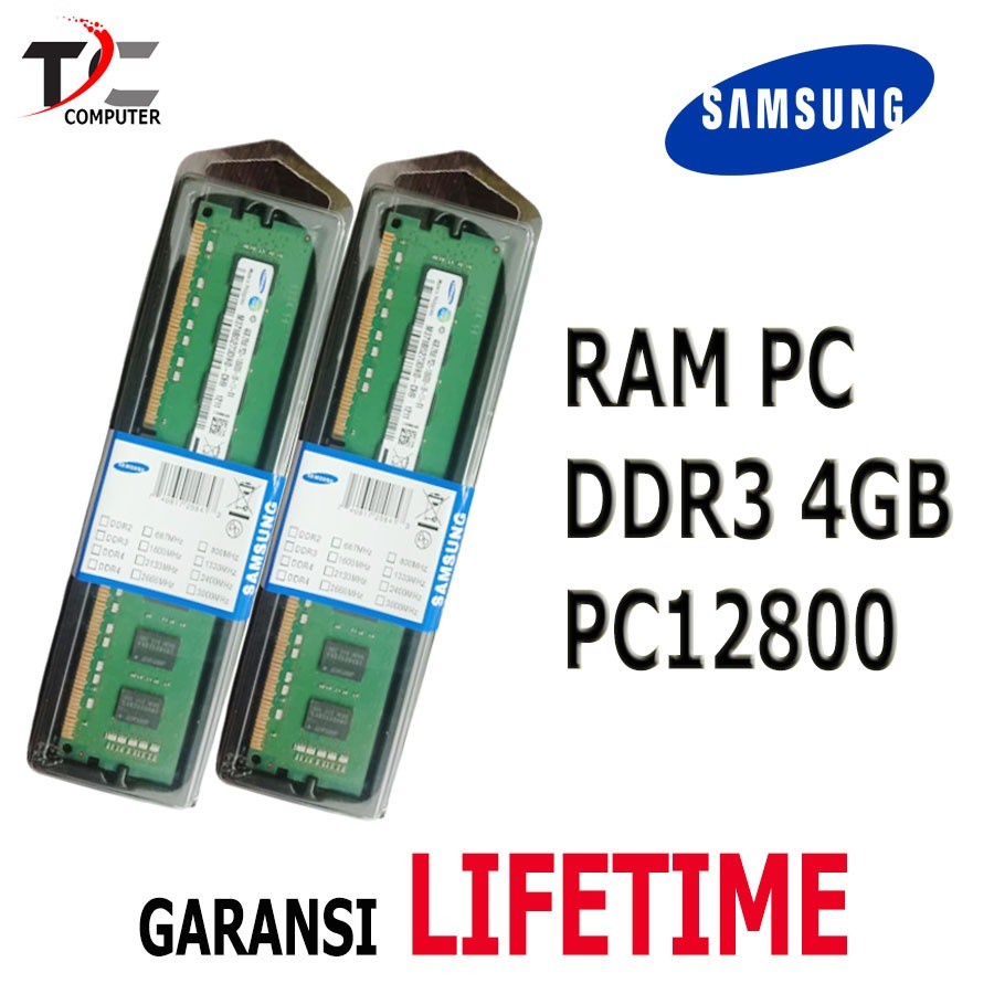RAM MEMORY PC DDR3 4GB PC-12800