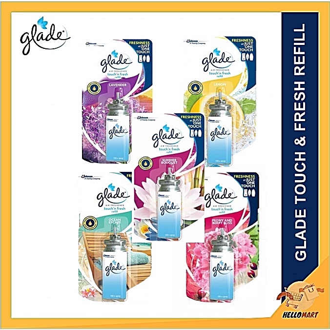 ORIGINAL Glade Touch'n Fresh REFILL 9gr / Glade Pengharum Ruangan / HELLOMARTID