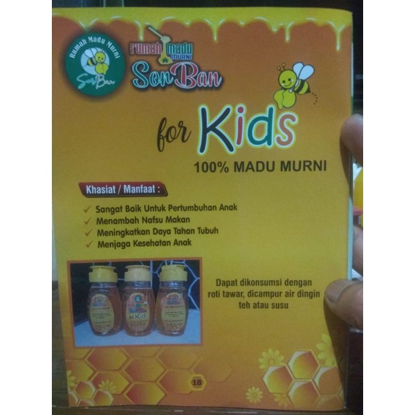 

SorBan Madu murni for kids 100ml