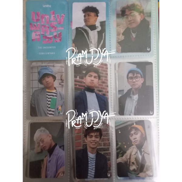PHOTOCARD SET UN1TY COBA CINTAKU (PC UN1VERSARY : THE ENCOUNTER)