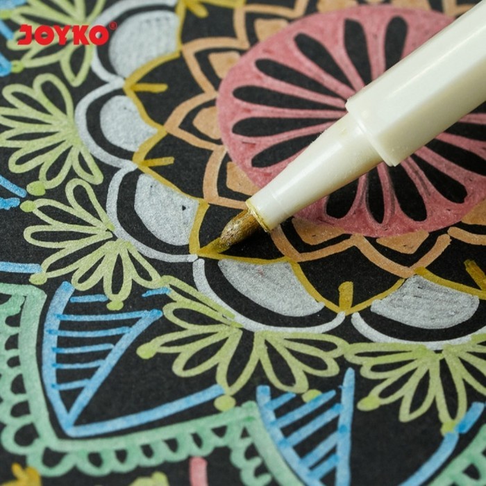 

Mudah Color Pen Joyko Clp 22-10 Metalic Color Sale!!!