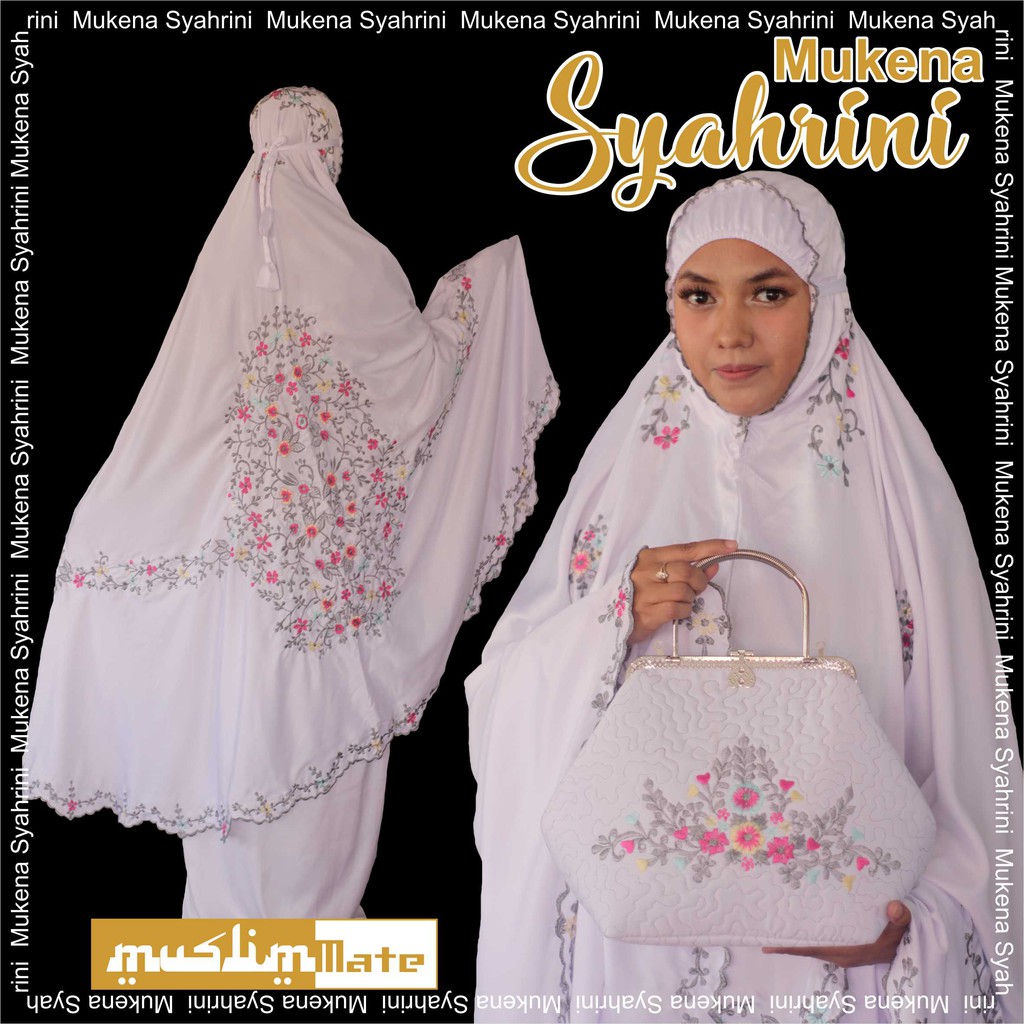 Mukena Syahrini bahan Satin Velvet