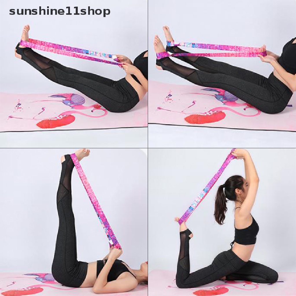 (SHO) 1pc Strap Bahu Holder Matras Yoga Elastis Adjustable