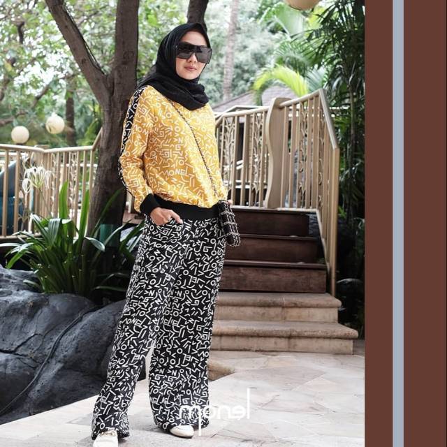 Keyword (Atasan) & Keyword Pants (Celana) Monel