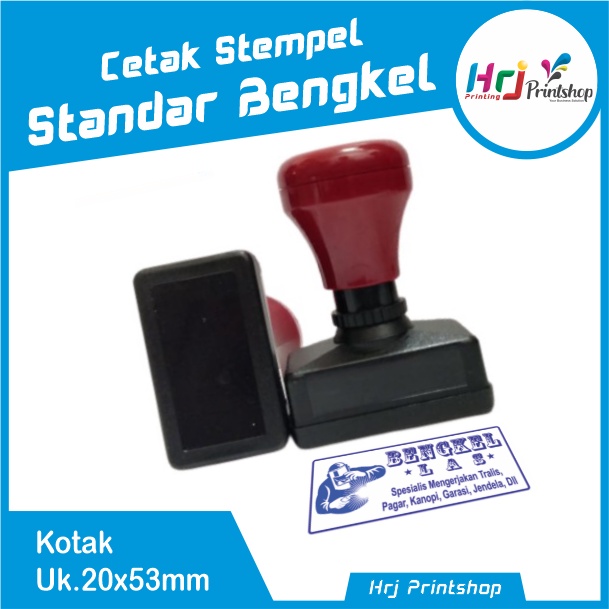 

Cetak Stempel Otomatis 1 Warna Ukuran Standar Stempel Bengkel Las
