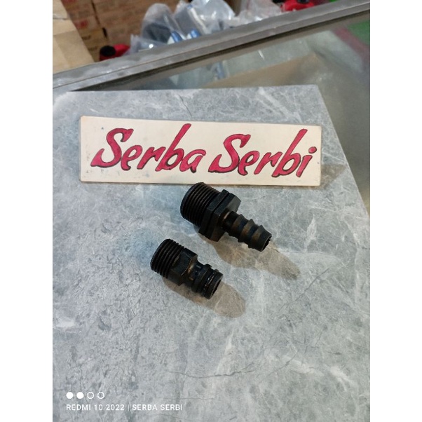 (/PCS SELANG X DRAT KONEKTOR) Konektor adapter selang pvc