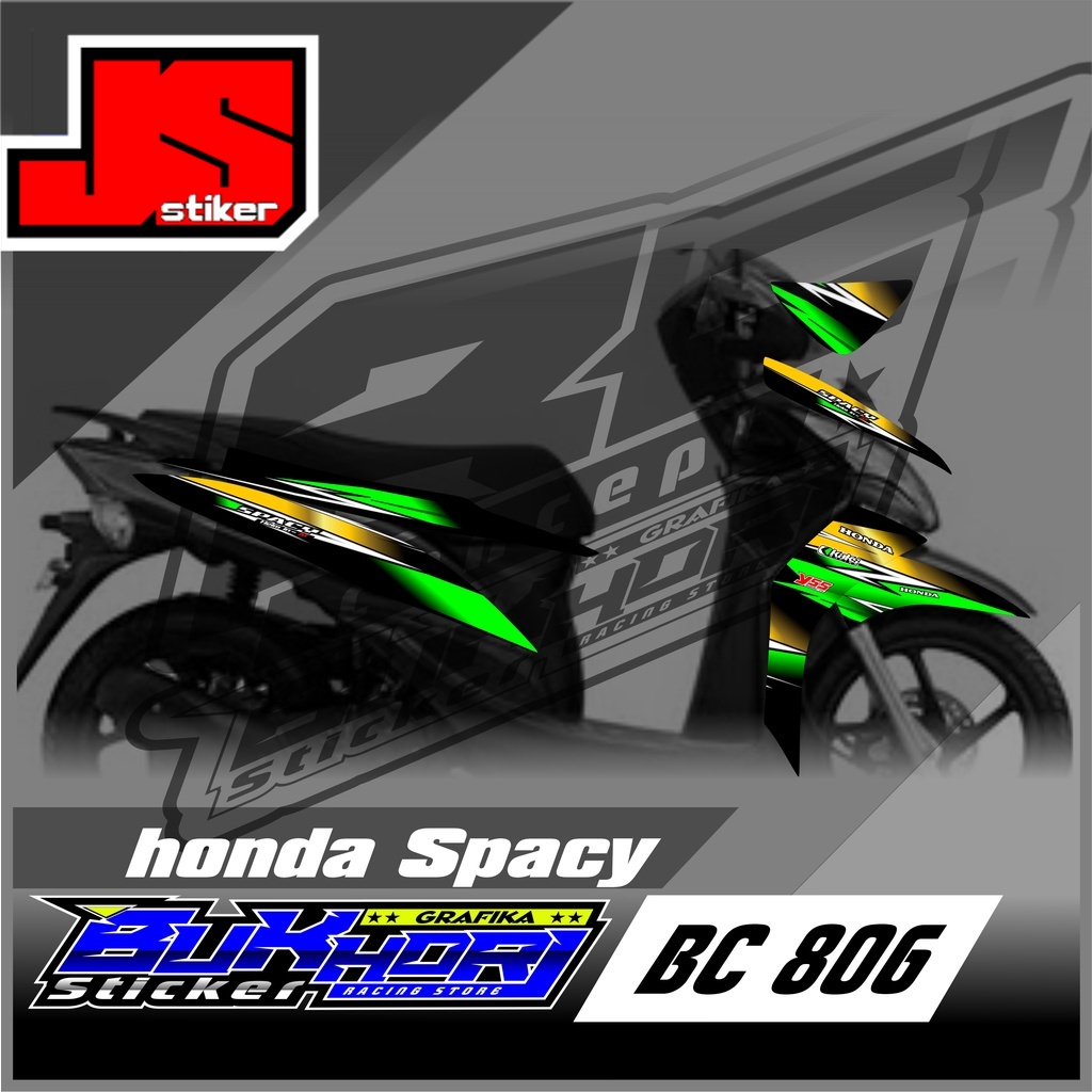 BC 806 Striping Stiker Honda Spacy List Variasi Grafik