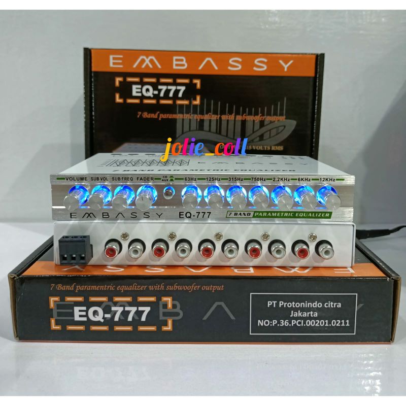 preamp parametrik Embassy EQ-777