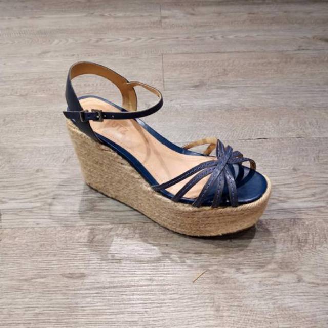 SCHUTZ WEDGES BLUE SIZE 38 SPECIAL PRICE
