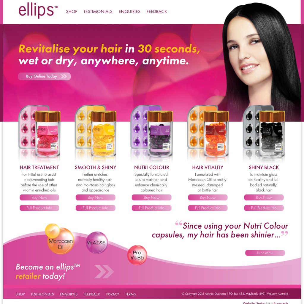 (ORIGINAL) ELLIPS HAIR TREATMENT &amp; HAIR VITAMIN BLISTER ISI 6 BUTIR