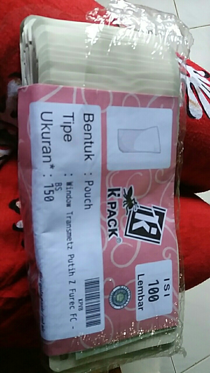 Standing Pouch Window Transmetz 9x15cm 150 Ml, Putih, Termurah!