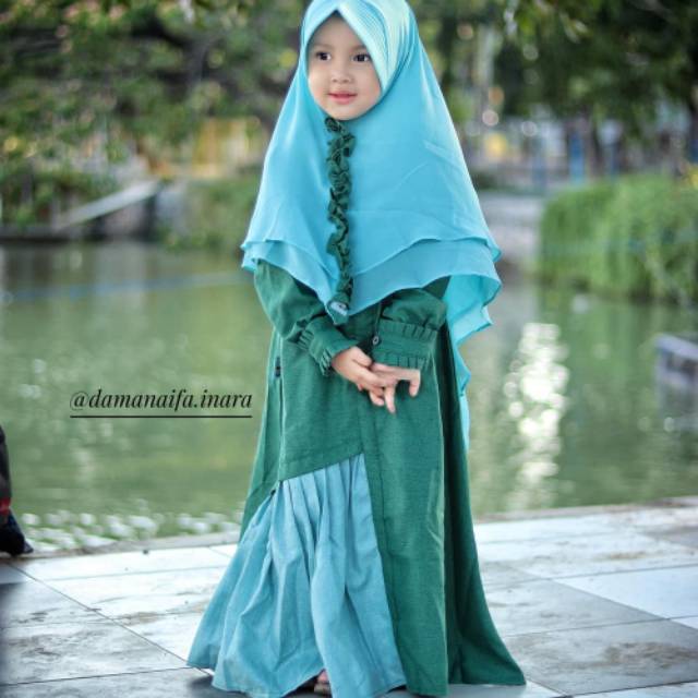 GAMIS CORDELIA 2-5 tahun ZETAOUTFIT KATUN MADINA PREMIUM