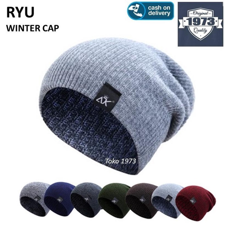 Topi Short Beanie Hat Kupluk Pria Windtwist Griffin Motif Unik Keren Limited Edition Winter Cap : Ry