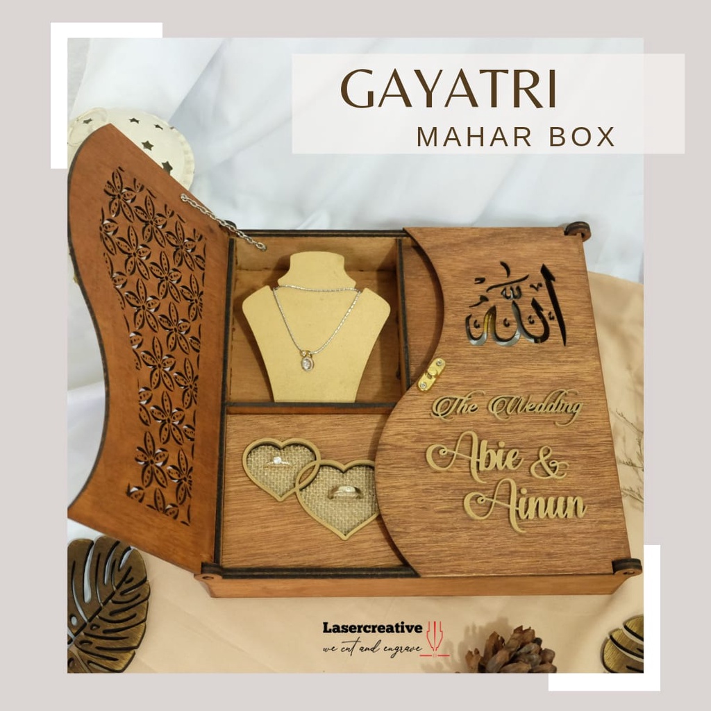 Kotak Mahar Perhiasan Murah Meriah Budget &quot;Gayatri&quot; by Lasercreative