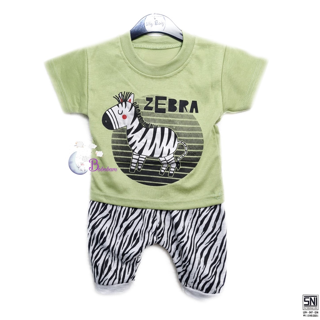 ECER BAJU KAOS COWO HEWAN ZEBRA TRENDY KECE ANAK LAKI-LAKI / SETELAN ANAK HARGA GROSIR