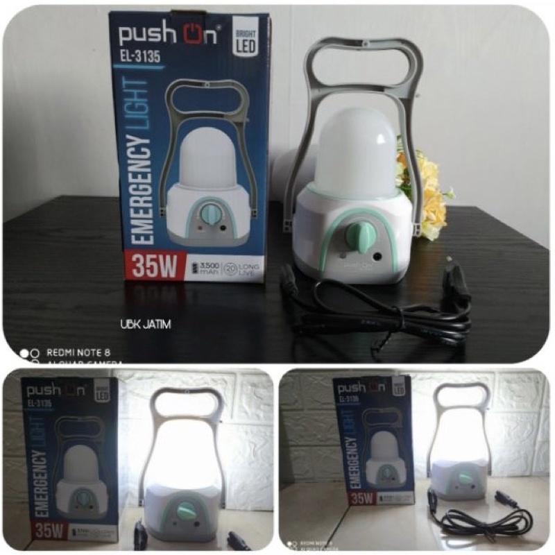 Lampu Emergency 35 Watt Push On EL- 3135