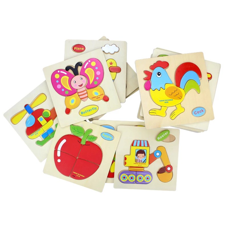 Puzzle Kayu 2D Wooden Puzzle Mini Puzzle Kayu Mainan Puzzle Anak Mainan Kayu Wooden Toys Mainan Kayu