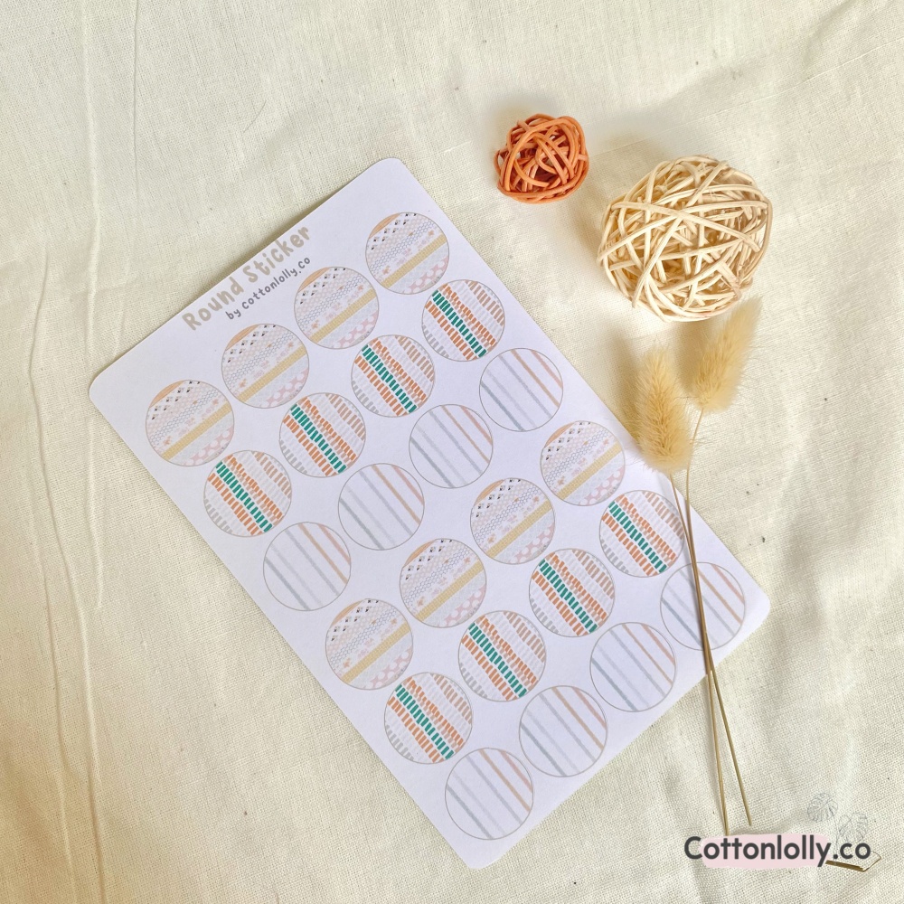 

Mini Dot Sticker Motif Batik | Sudah di Kiss Cut Tinggal Pasang