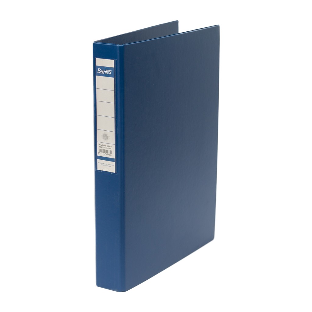 [Zada] Bantex Ring Binder 2 Ring D 25mm Folio Blue 8223 01