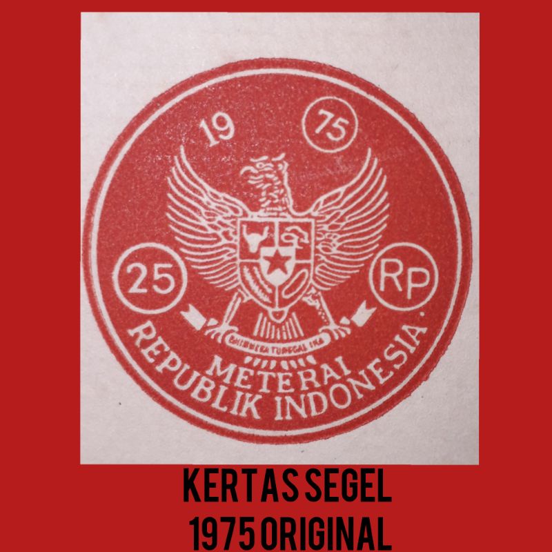 

KERTASSEGEL 1975