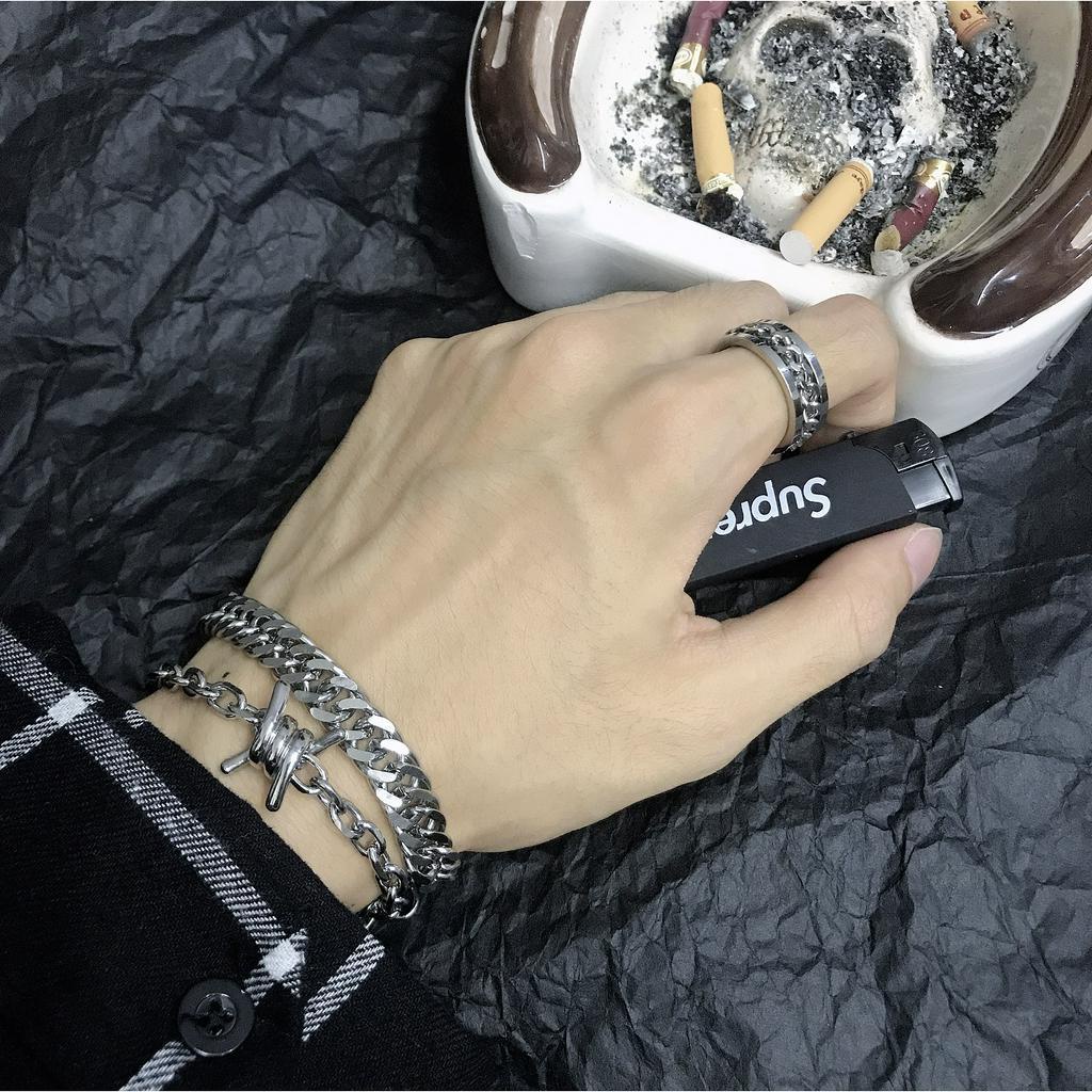 Chain Titanium Steel Bracelet Simple Hip Hop Simple