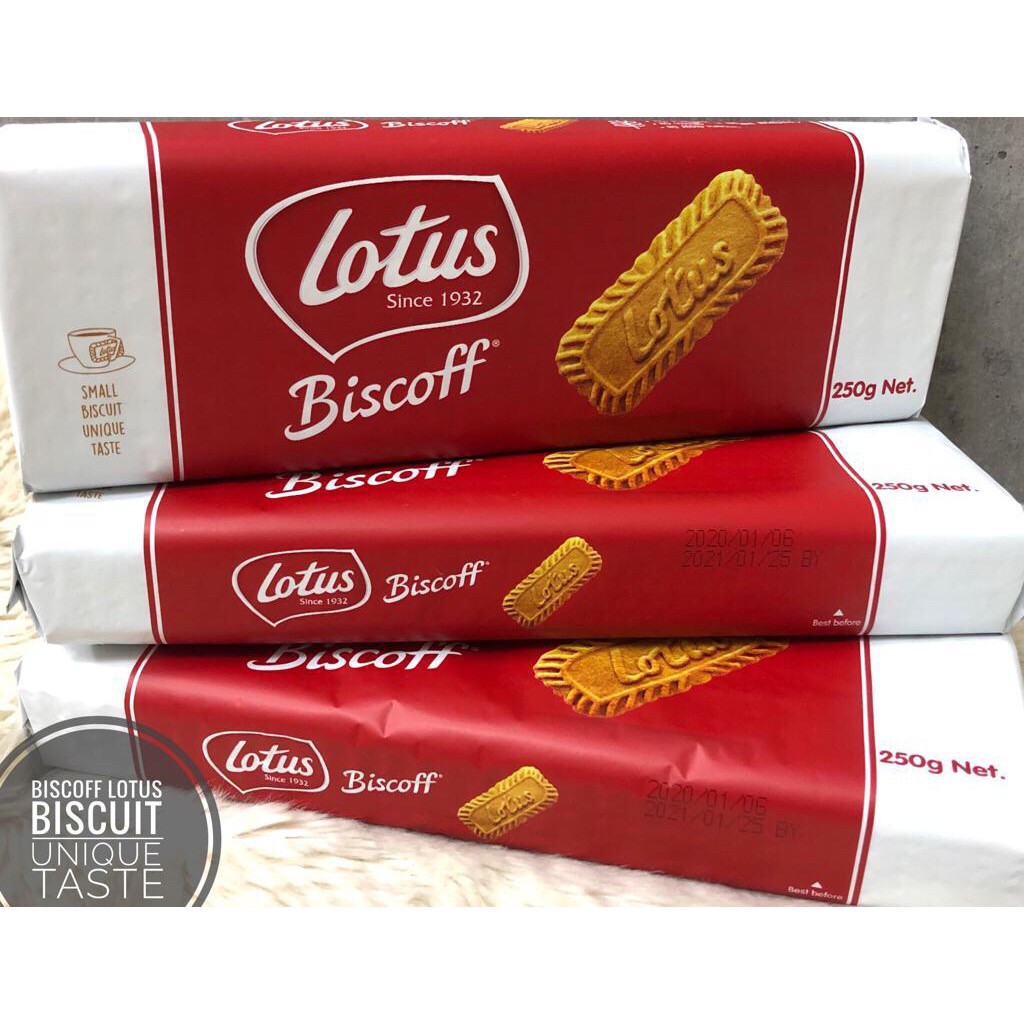 Lotus Biscoff Biscuit Karamel 250 Gr 32Pc - Caramelised Biscuits HALAL