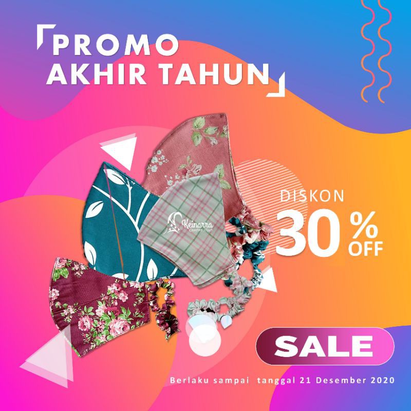 masker kain, masker jilbab, masker hijab, masker kain katun, masker non medis, masker 2 lapis