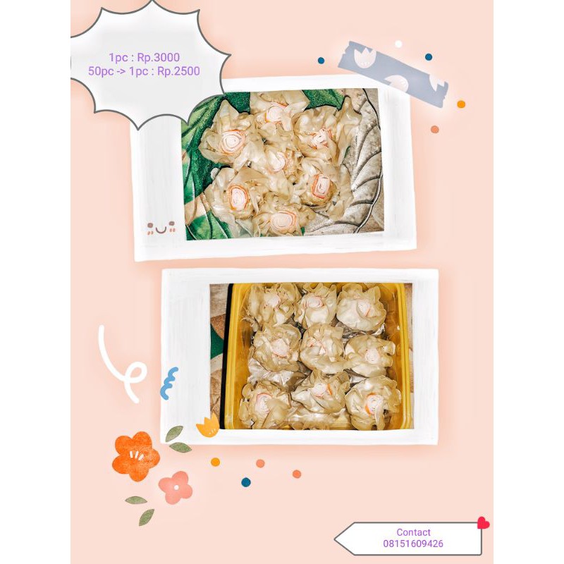 

Dimsum Home Made Premium 25 pcs/ 50 pcs/ 100 pcs