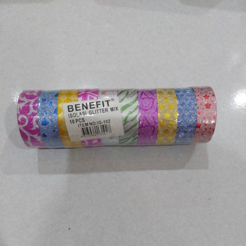 

Isolasi Glitter Mix Benefit (1 Slot) / Isolasi Glitter Mix