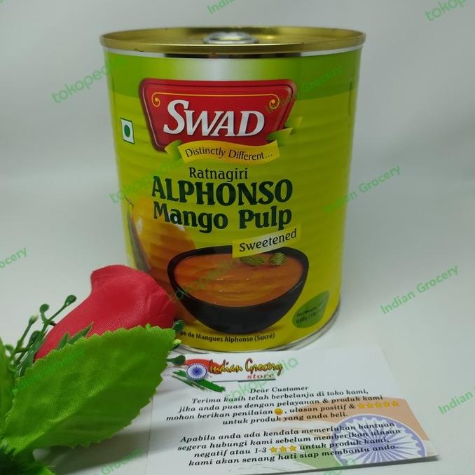 

[COD] Swad Mango Pulp (Alphonso) 850gr [COD]