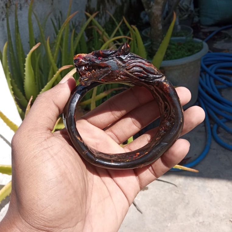 Gelang/Gelang akar bahar/gelang akar bahar ukir srigala/gelang akar bahar  ukir murah/gelang akar ba