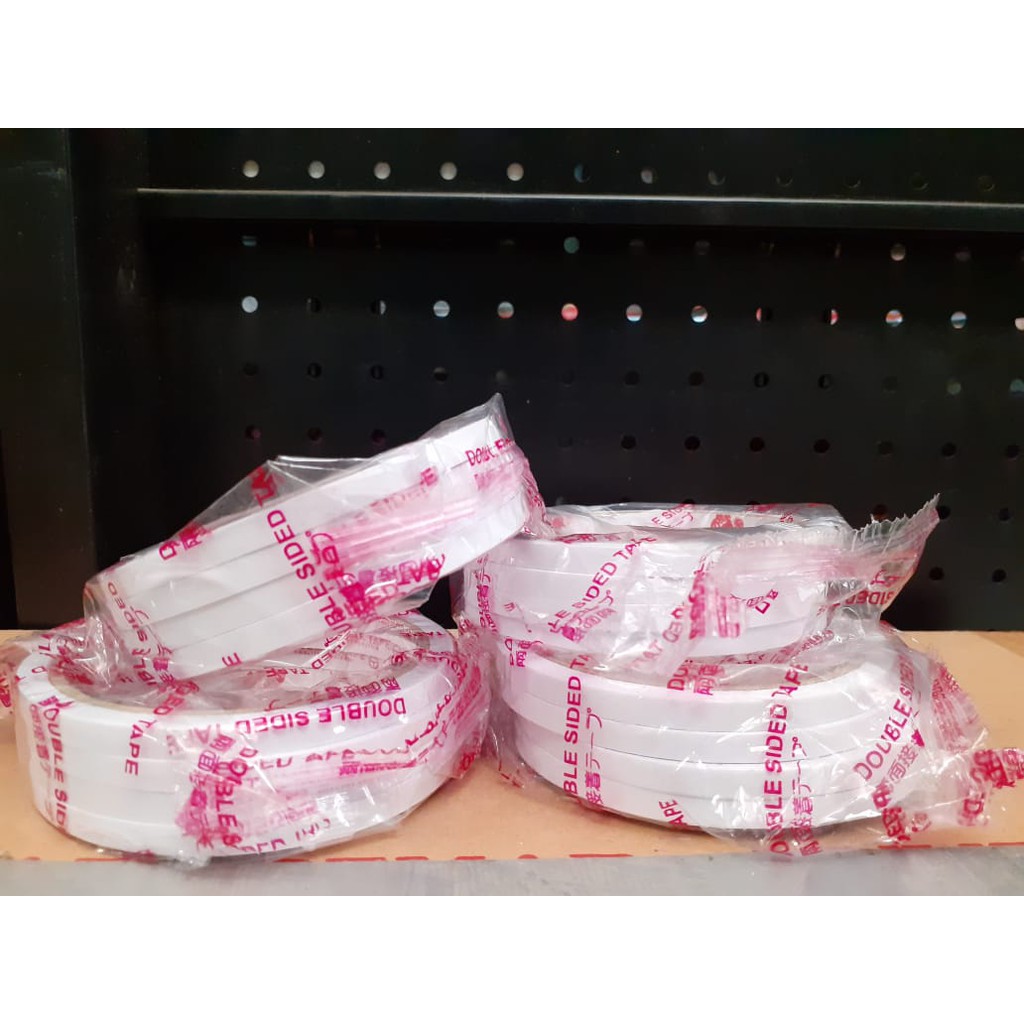 

HAN STATIONERY ISOLASI DOUBLE TAPE SEMAR 1/4 Inch x 10yard