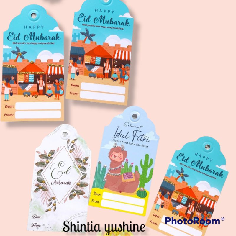 

hang tag label idul fitri lebaran