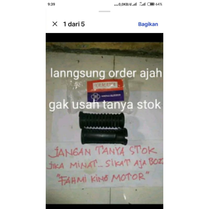 KARET STEP FOOTSTEP DEPAN BULAT RXKING RX KING OLD COBRA RXK RXS RXR RX100 RS100 RX125 L2G L2 SUPER