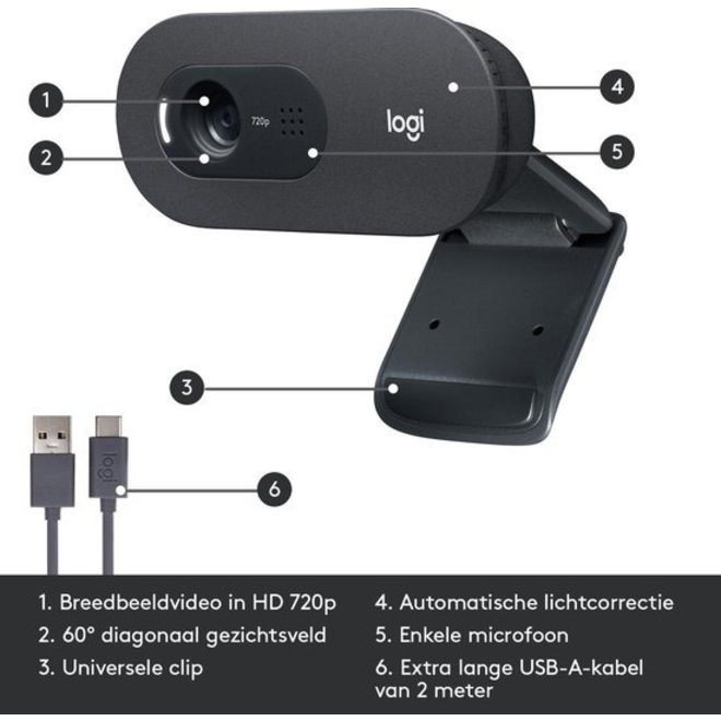 Logitech Webcam C505e 30Pfs 720p HD