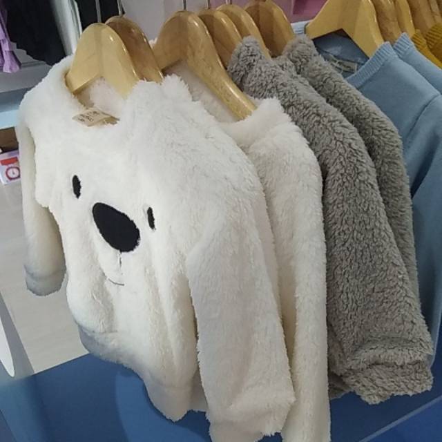 sweater bulu import unisex