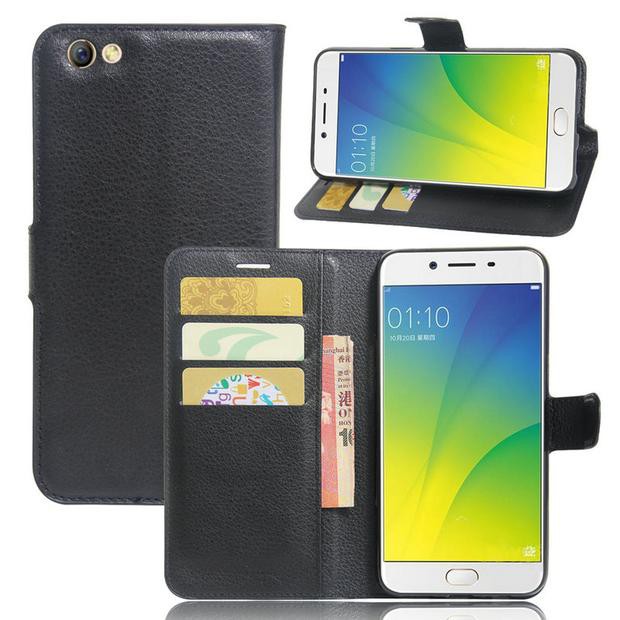 Oppo F1s / A59 Flip Wallet Dompet Kulit Leather Standing Cover Case Casing