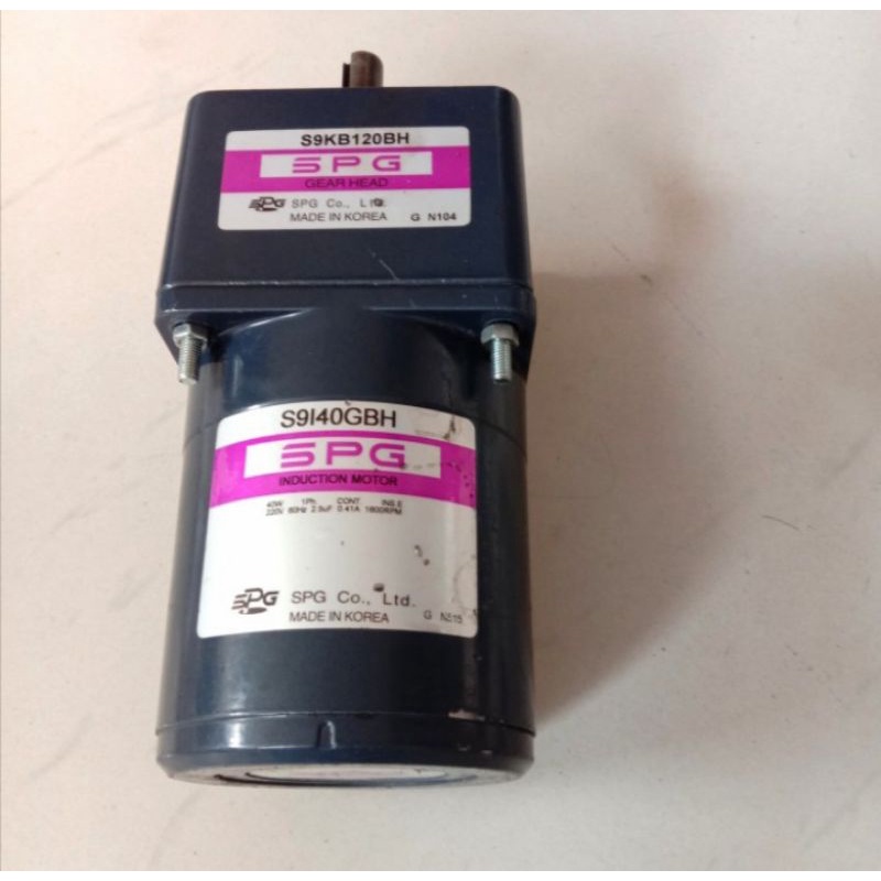 Ac Motor Gearbox SPG 220V 40W