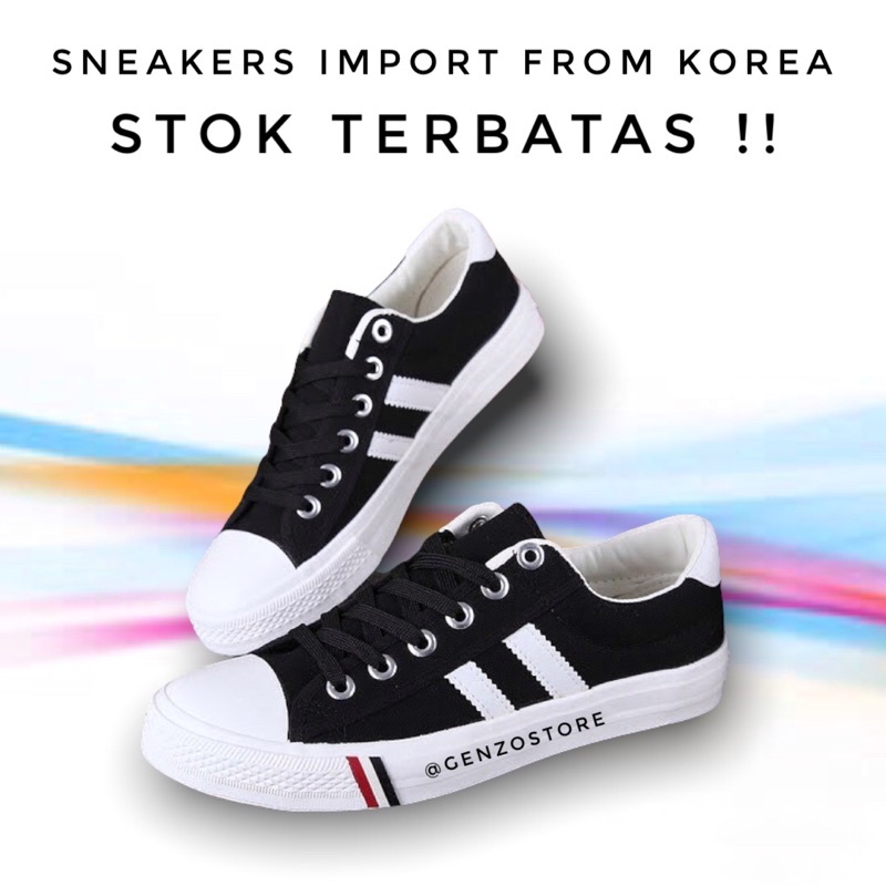 Sepatu Sneakers Pria / Sepatu Casual Wanita Import