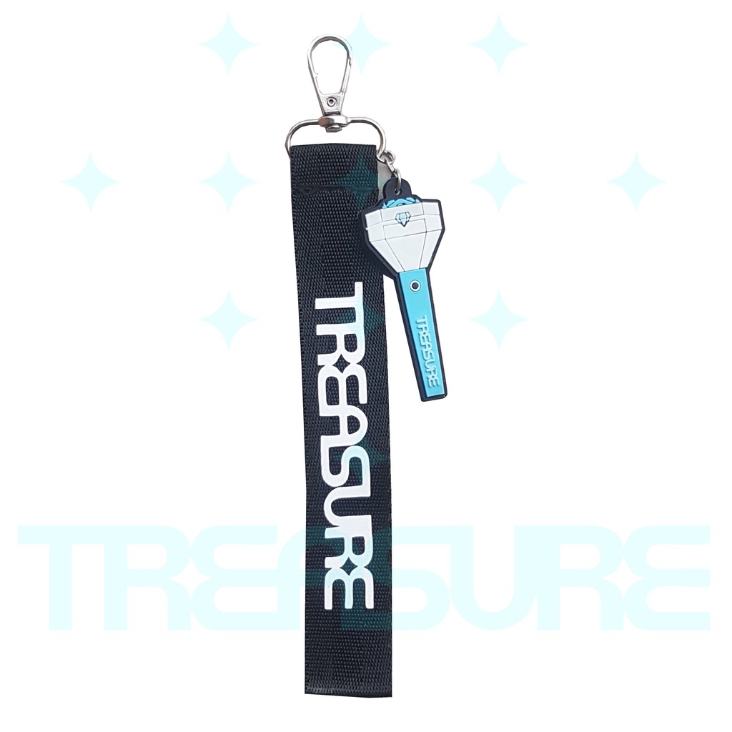 TREASURE STRAP NAME KEYCHAIN LIGHTSTICK LANYARD KPOP