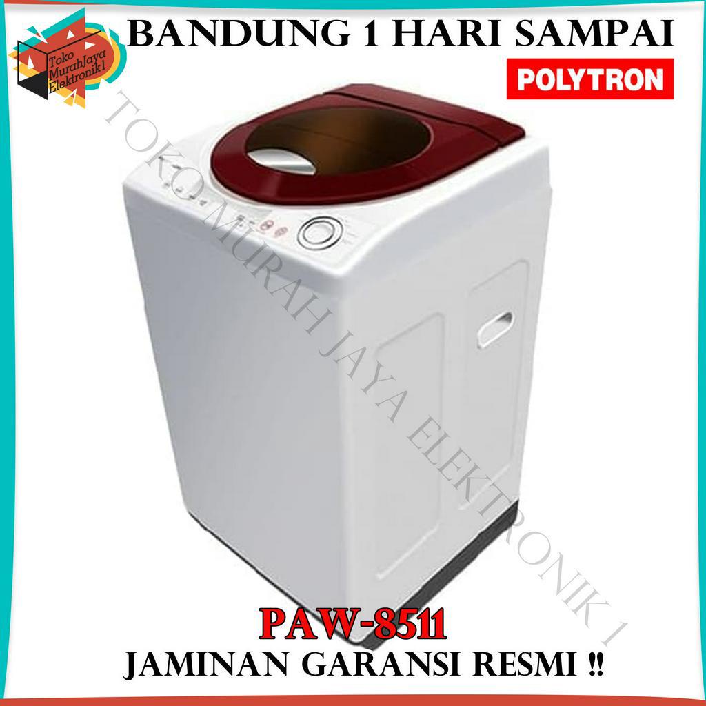 MESIN CUCI 1 TABUNG 8,5 KG POLYTRON PAW 8511