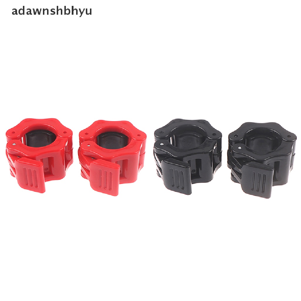 Adawnshbhyu 2Pcs Klip Kerah Barbel Dumbbell Clamp Gym Angkat Berat Fitness Training