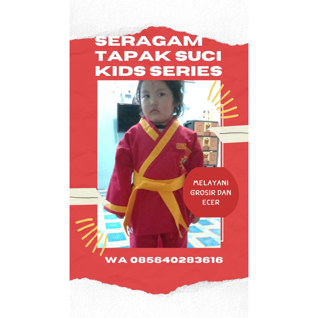 Baju Tapak Suci Anak Seragam Tapak Suci Baju Silat Tapak Suci Silat Muhammadiyah FREE STIKER