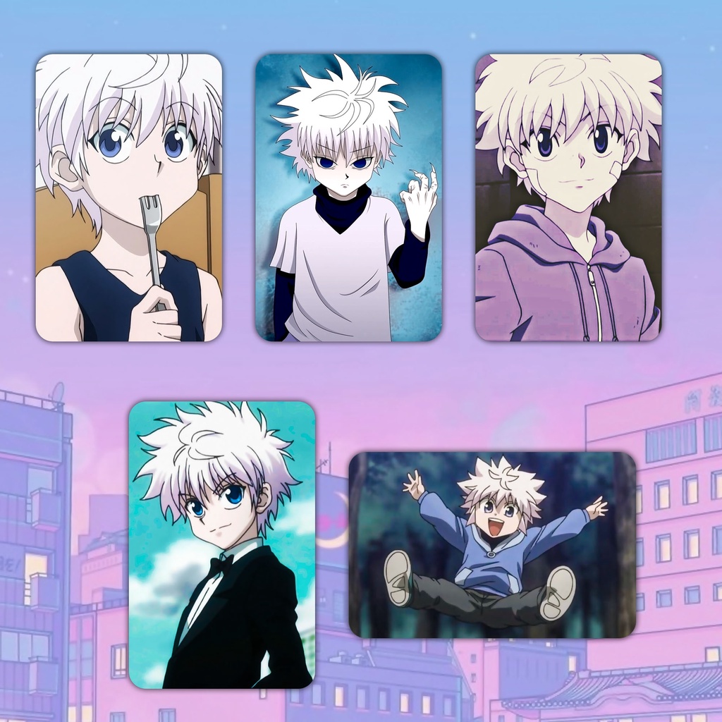 Photocard Foto Anime Jepang Killua Zoldyck Photo Idola