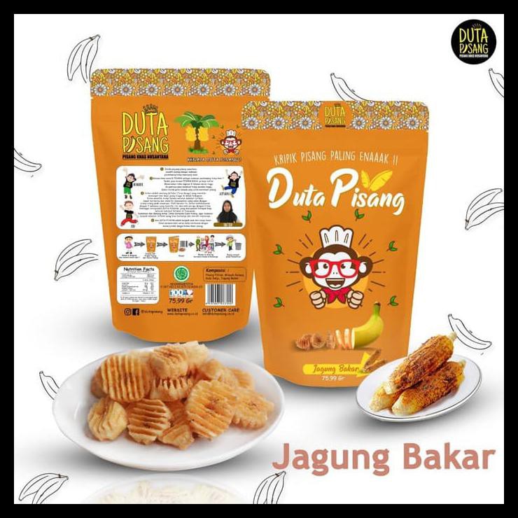 

Duta Pisang - Keripik Pisang Rasa Jagung Bakar - 75Gr