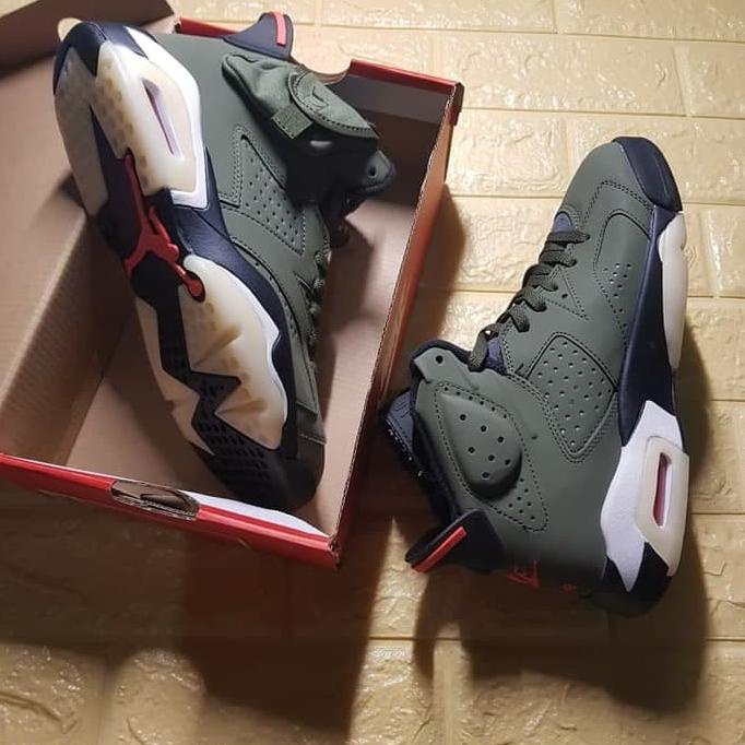 Sepatu Basket Nike Air Jordan 6 X Travis Scott Terlaris
